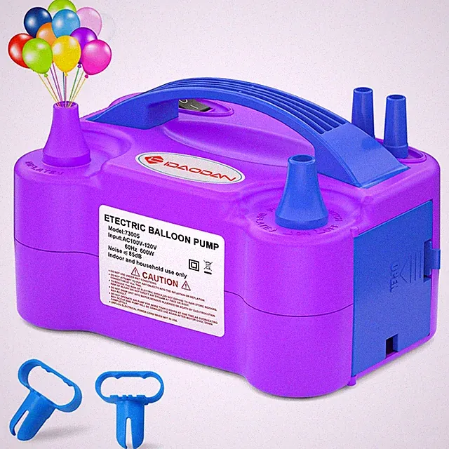 IDAODAN Electric Balloon Pump, Portable Electric Balloon Blower Inflator Mach...