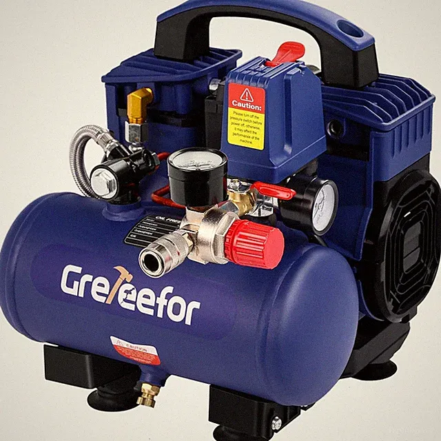 Oil Free Compressor 1 Gal 60dB Violet