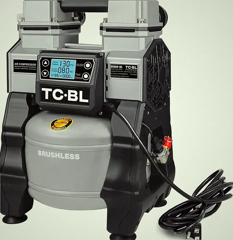 TC·BL Oil free Air Compressor 1.3HP Ultra Quiet Air Compressor Lightweight and