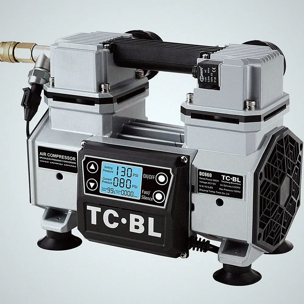 TC·BL Portable Air Compressor 110V,Ultra Quiet Air Compressor Oil Free and Light