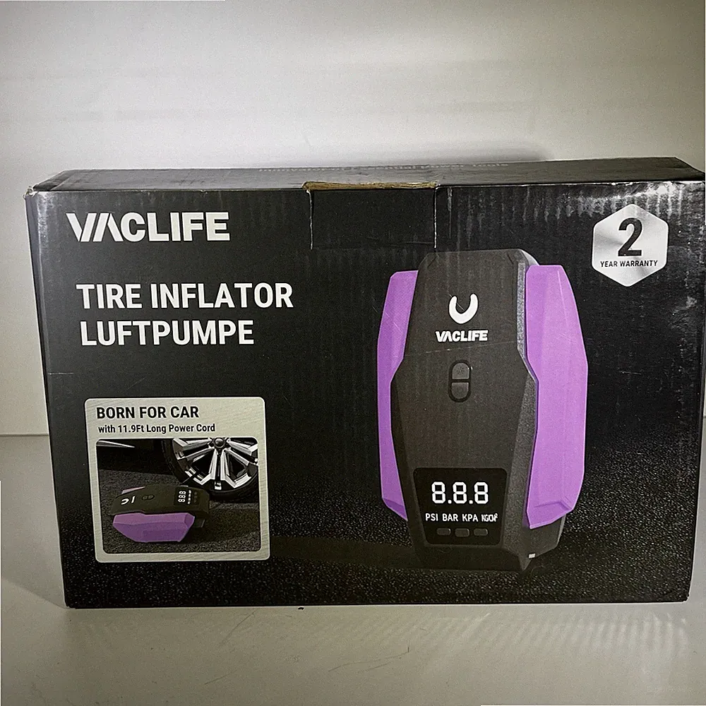 VacLife Tire Inflator ATJ-1166 Purple 12V